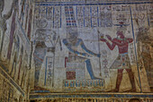 Reliefs, Tempel des Opet, Tempelkomplex von Karnak, UNESCO-Welterbe, Luxor, Ägypten, Nordafrika, Afrika