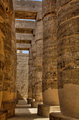 The Great Papyrus Columns, Hypostyle, Karnak Temple Complex, UNESCO World Heritage Site, Luxor, Egypt, North Africa, Africa