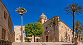 View of Sant Bartomeu church, Montuiri, Majorca, Balearic Islands, Spain, Mediterranean, Europe