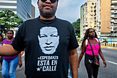 Closing of the electoral campaign in Venezuela. Supporters of President Nicolas Maduro walk through the city of Caracas on the last day of campaigning. Presidential elections will be held on Sunday 28 July.