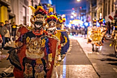 Dia de la Virgen de Guadalupe (Our Lady of Guadalupe) festival and parade in Guatemala City.