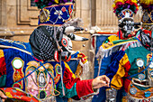 Dia de la Virgen de Guadalupe (Our Lady of Guadalupe) festival and parade in Guatemala City.