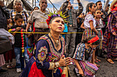 Dia de la Virgen de Guadalupe (Unsere Liebe Frau von Guadalupe) Fest und Parade in Guatemala-Stadt.