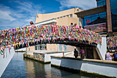 Brücke Ponte Lacos de Amizade, Aveiro, Portugal