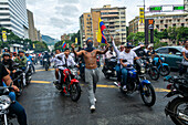 Protest of the people of Venezuela to the fraudulent presidential election where Nicolas Maduro was named winner, with 51% of the votes.