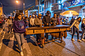 Dia de la Virgen de Guadalupe (Our Lady of Guadalupe) festival and parade in Guatemala City.