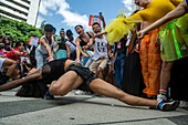 Pride parade in Caracas, Venezuela, with the presence of diplomats and the representative of the European Union in Venezuela. July, 7, 2024