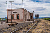 Verlassener Bahnhof, Pedricena, Mexiko