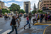 Protest of the people of Venezuela to the fraudulent presidential election where Nicolas Maduro was named winner, with 51% of the votes.