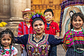 Dia de la Virgen de Guadalupe (Unsere Liebe Frau von Guadalupe) Fest und Parade in Guatemala-Stadt.