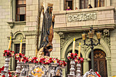 Dia de la Virgen de Guadalupe (Fest der Jungfrau von Guadalupe) und Parade in Guatemala-Stadt.