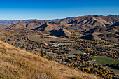 View of Wood River Valley from Carbonate Peak