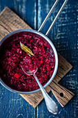 Beetroot salad with peppers