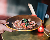 Thai beef salad with herbs