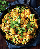 Indian-style potato and pea smash