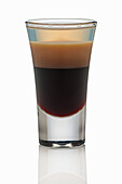 B-52 cocktail in a shot glass