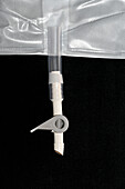 Valve of catheter collection bag