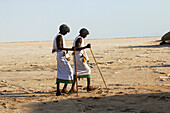 Salt mining in the Danakil Desert