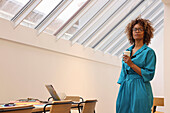 Woman standing in creative studio