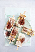 Gelato al Tiramis� on a stick