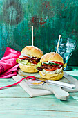 Pulled-Banana-Burger aus Bananenschalen