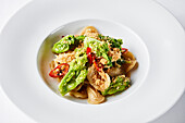 Orecchiette with puntarelle, chilli and breadcrumbs