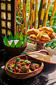 Adobong Manok - Filipino barbecue chicken with mango