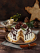 Christmas cinnamon and apple cake