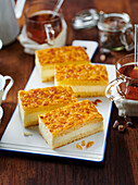 Bee sting with a crispy almond crust