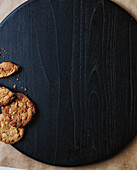 Anzac biscuits with white chocolate