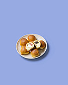 Stuffed mozzarella balls from the Airfryer