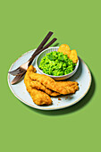 New style fish and chips from the Airfryer