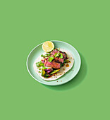 Steak fajitas with peppers from the Airfryer