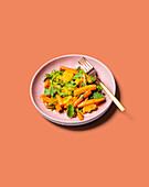 Carrot salad with harissa and honey from the Airfryer