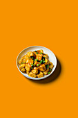 Sticky tofu with ginger from the Airfryer