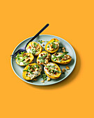Stuffed jacket potatoes from the Airfryer