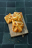 Tarte flamb�e puff pastry pieces from the Airfryer