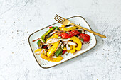 Colourful bell peppers from the Airfryer
