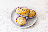 Chocolate chip muffins from the Airfryer