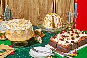 Weihnachtliche Desserts: Trifle, Baked Alaska, Schwarzwälder Platte