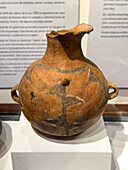 Pre-Hispanic ceramic pottery from a site within the town of Tilcara. Eduardo Casanova Archeology Museum, Tilcara, Argentina.