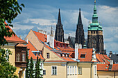 Blick auf die Prager Skyline und den Veitsdom aus dem Grande Classic Panorama