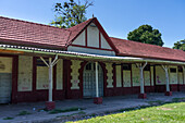 The former railroad station in Tartagal, Argentina.