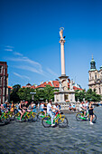 Fahrradtour durch das Zentrum von Prag