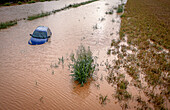 Flooded lands, after a great storm, in Amposta, Tarragona, Spain. 3rd Sep, 2023