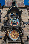 Astronomical Clock in Old Town Hall tower of Prague