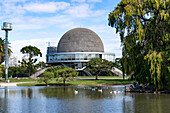 The Galileo Galilei Planetarium in the Third of Febuary Park in the Palermo district of Buenos Aires, Argentina.