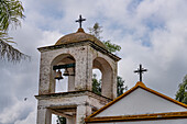 The exterior of the Church of Our Lady of Mercy in El Naranjo, Argentina.