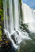 Floriano Waterfall at Iguazu Falls National Park in Brazil. A UNESCO World Heritage Site.