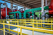 Tanks to filter water, in Dessalinitzadora del Llobregat, Water desalination plant, Avinguda Estany del Port, 4, 08820, El Prat de Llobregat, Barcelona, Catalonia, Spain